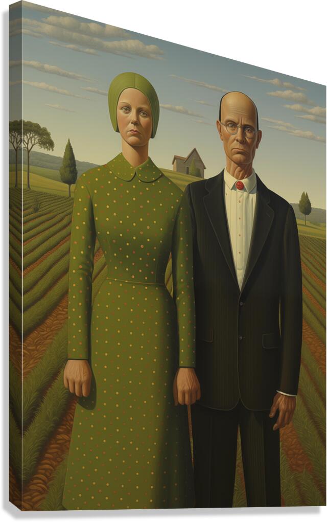 American Gothic Revival Canvas Print