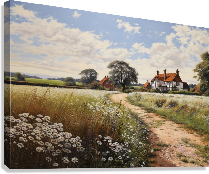 Idyllic Landscape Canvas Print