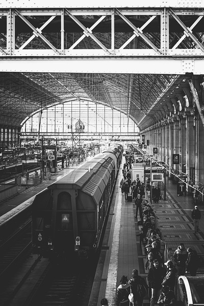 La gare de Bordeaux Print
