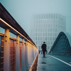 Le matin sur le pont