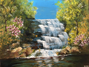 Waterfall in the Fall