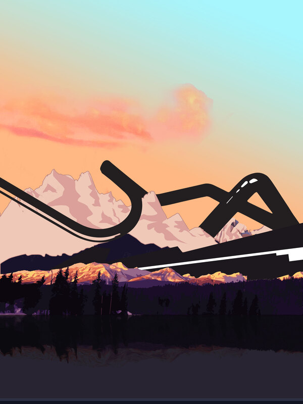 Mountain Force Five Print