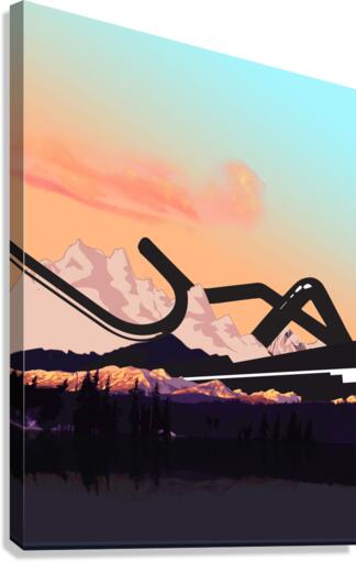 Mountain Force Five Canvas Print