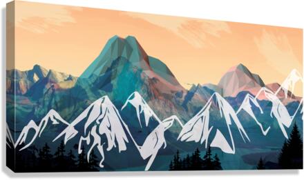 Sunset Over Jasper Canvas Print