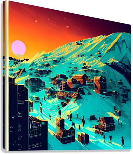 The Village Canvas Print