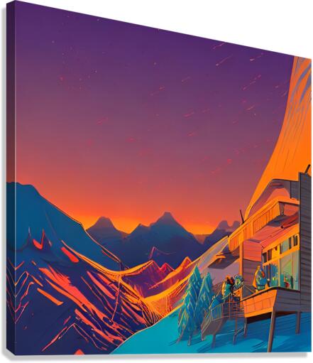 Apres Canvas Print