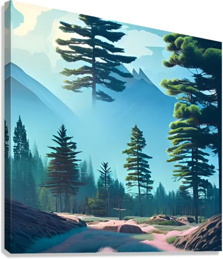 Pine Valley Canvas Print