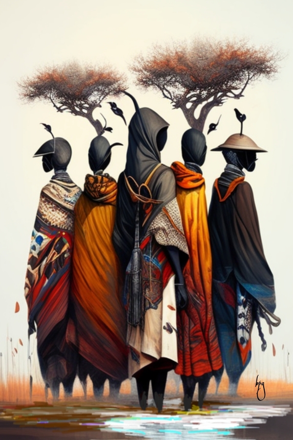 Tribesmen 52077 Print