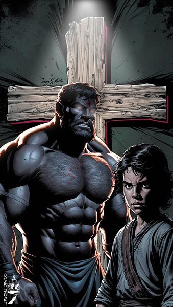 David and Goliath by Trevor Martin