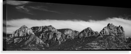 B&W Landscape Canvas Print