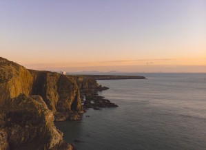 Sunset on the coast