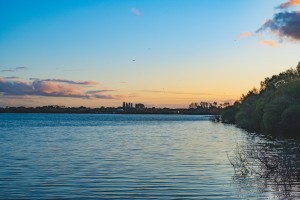 Sunset river