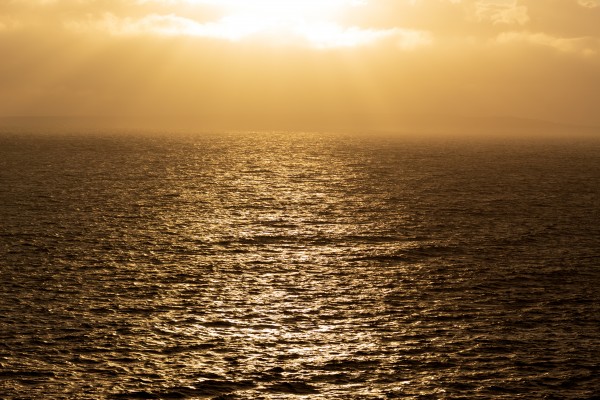 Sunset in Doolin Ireland by George Mitchell