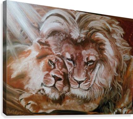 Leos.Fondness Canvas Print