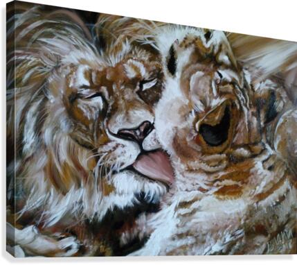 Leos.Devotion. Canvas Print