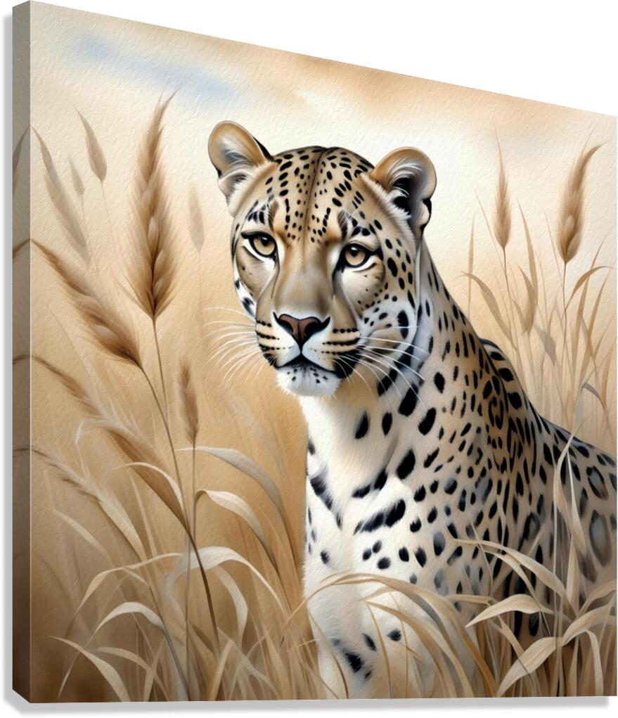 03180 - Leopard Portrait Canvas Print