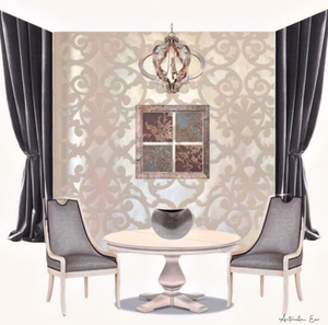 Satin Silver Dining Room