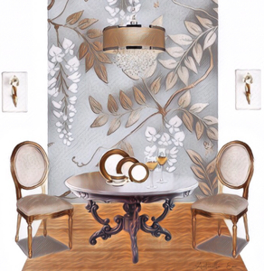 Gold & Silver Dining Room  