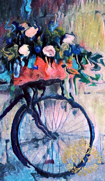 Flower Bike by Antonella Eav