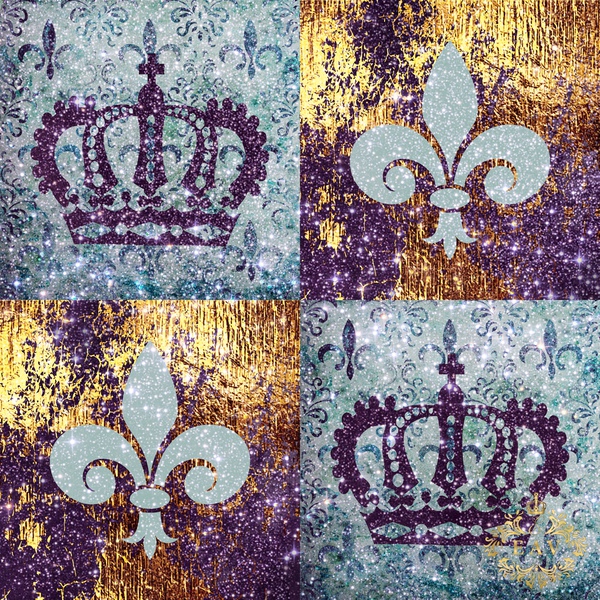 Fleur De Lis Crown  by Antonella Eav