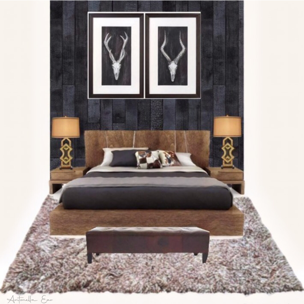 Ski Resort Bedroom  Print