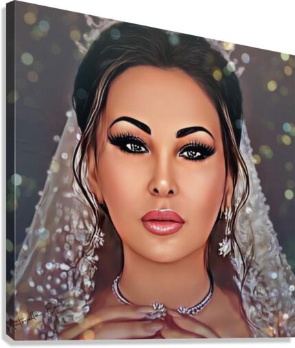 Runaway Bride Canvas Print