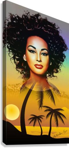 Caribbean Queen Canvas Print