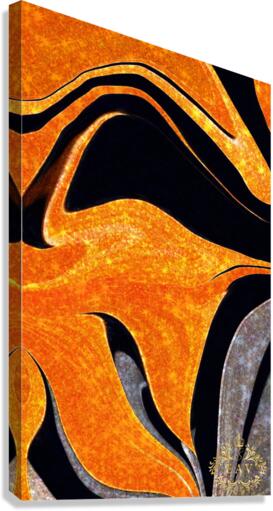 Golden Flame Canvas Print