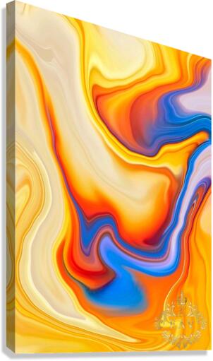 Sun Flames Canvas Print