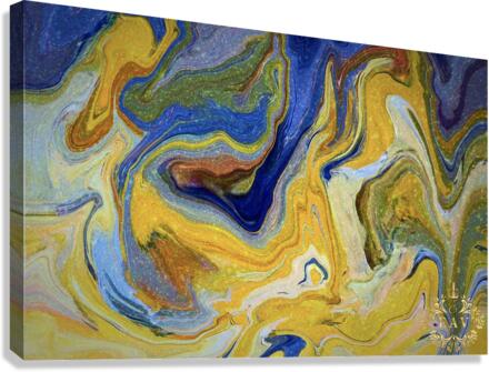 Yellow Sea Canvas Print