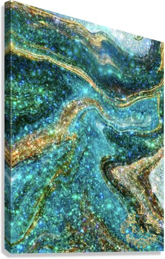 Turquoise Sea Canvas Print