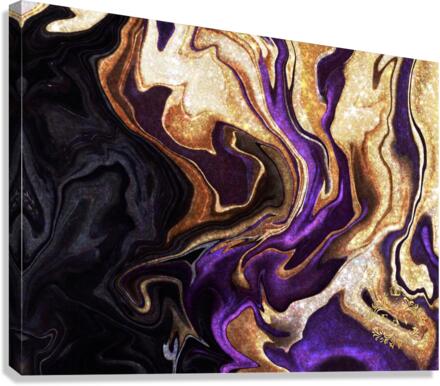 Black Amethyst   Canvas Print