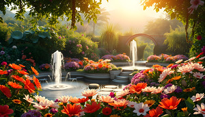 A Sun Kissed Garden of Tranquility