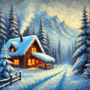 Forest Snowy Landscape