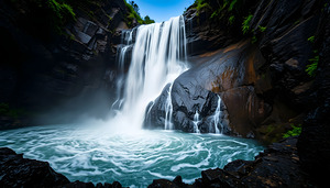 Cascade of Nice Power and Majesty