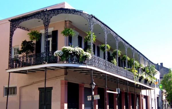 New Orleans Balcony by Deb Colombo