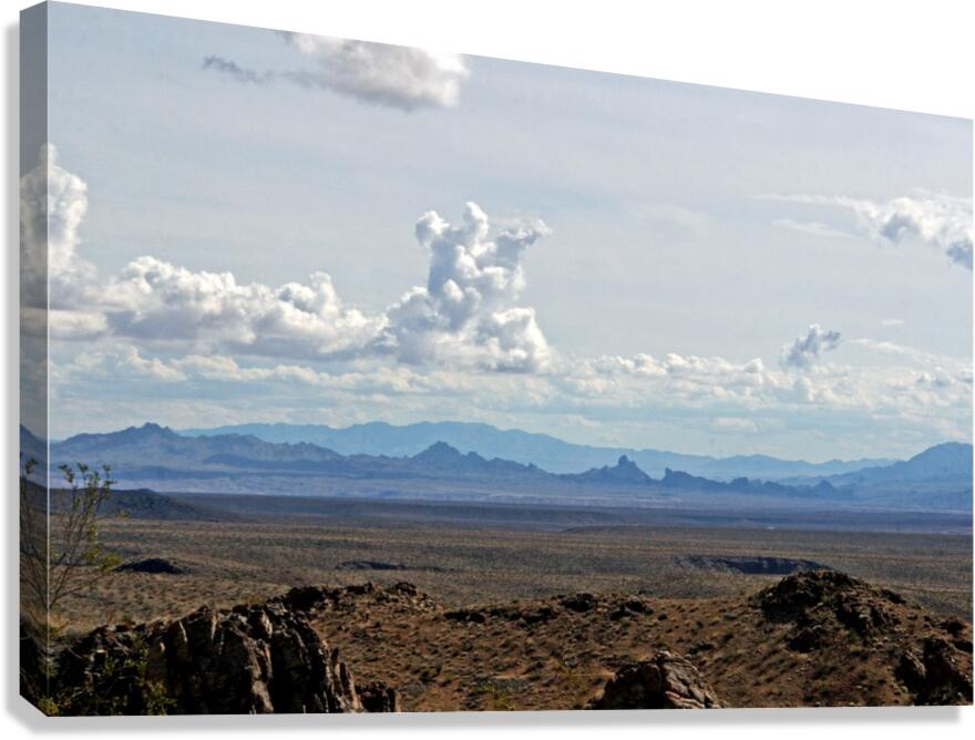The Valley Below Canvas Print