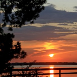 Sunset Reflection at the Dock