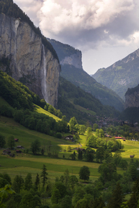 Lauterbrunnen Valley - Staubach Waterfall - Switzerland