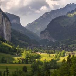 Lauterbrunnen Valley - Staubach Waterfall - Switzerland