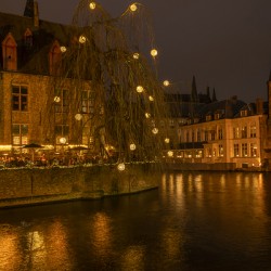 Night Bruges in Christmas Time   Belgium 1