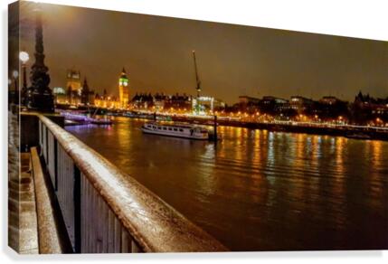lights at night Canvas Print