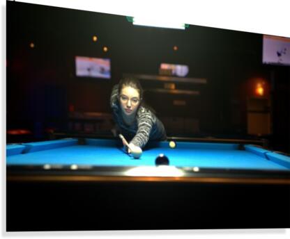 pool girl  Canvas Print