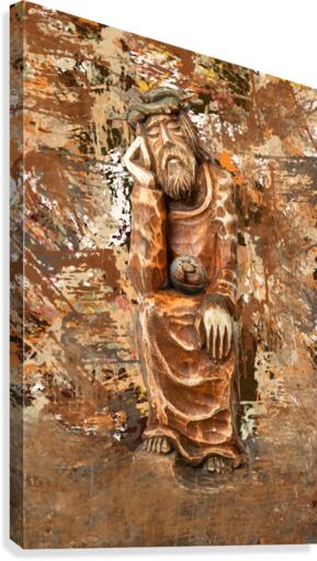 Pensive Christ Canvas Print