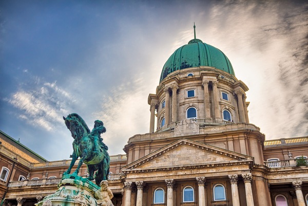 The Buda Castle of Budapest Hungary by Maor Winetrob