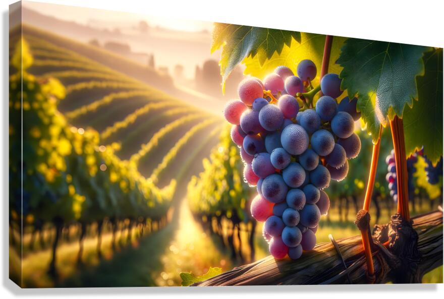 Grapes from Tuscany Canvas Print