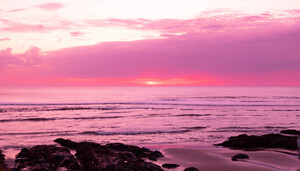 Sunrise With Tide Pools V1