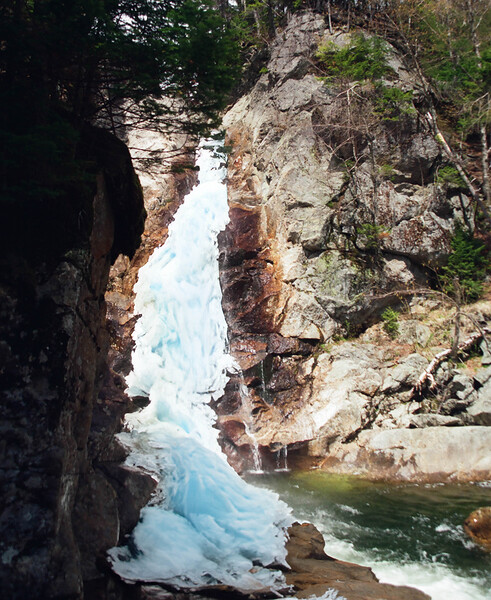 Icy Glen Ellis Falls Print