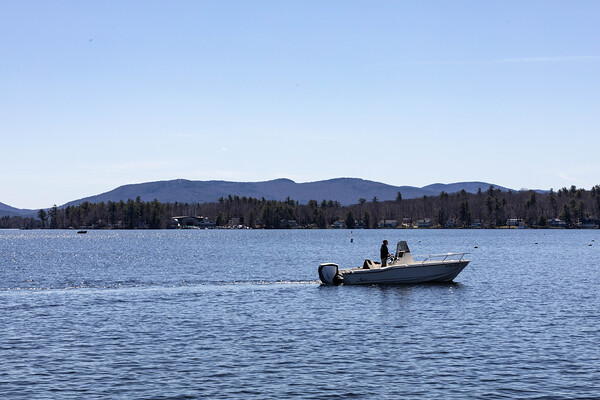 Boating on Lake Winnipesaukee Print
