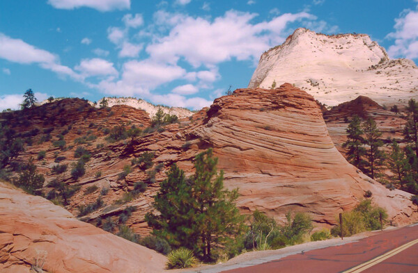 Sandstone Bluff Zion National Park Utah by Palumbo Photography